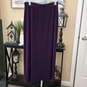 NWT Amanda Purple skirt sz XL